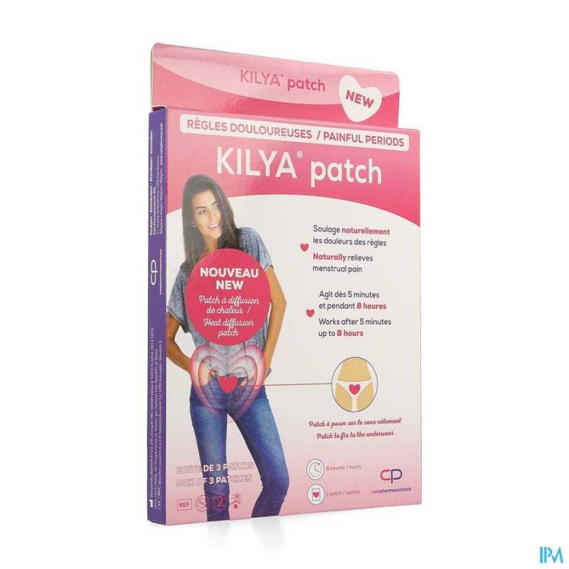 Kilya Patch Warmtepleister Pijnlijke Menstruatie 3 Stuks