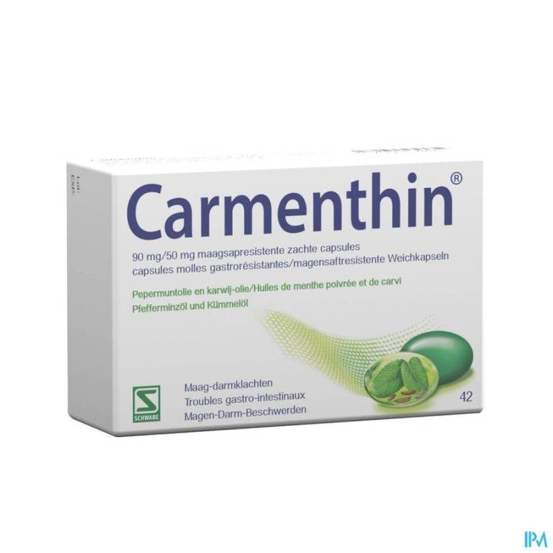 Carmenthin 90mg/50mg 42 Zachte Capsules