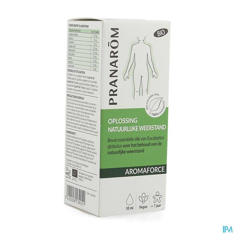 PRANAROM AROMAFORCE SOL. DEFENSE NATUREL. BIO 30ML