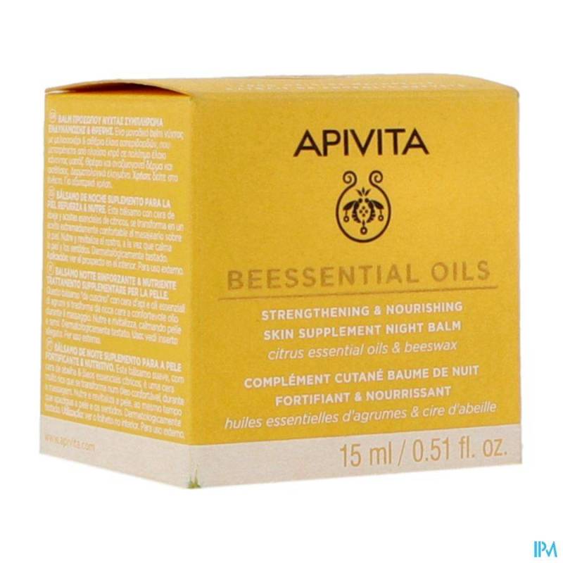 APIVITA BEESSENTIAL STRENGT.&NOUR. NIGHT BALM 15ML