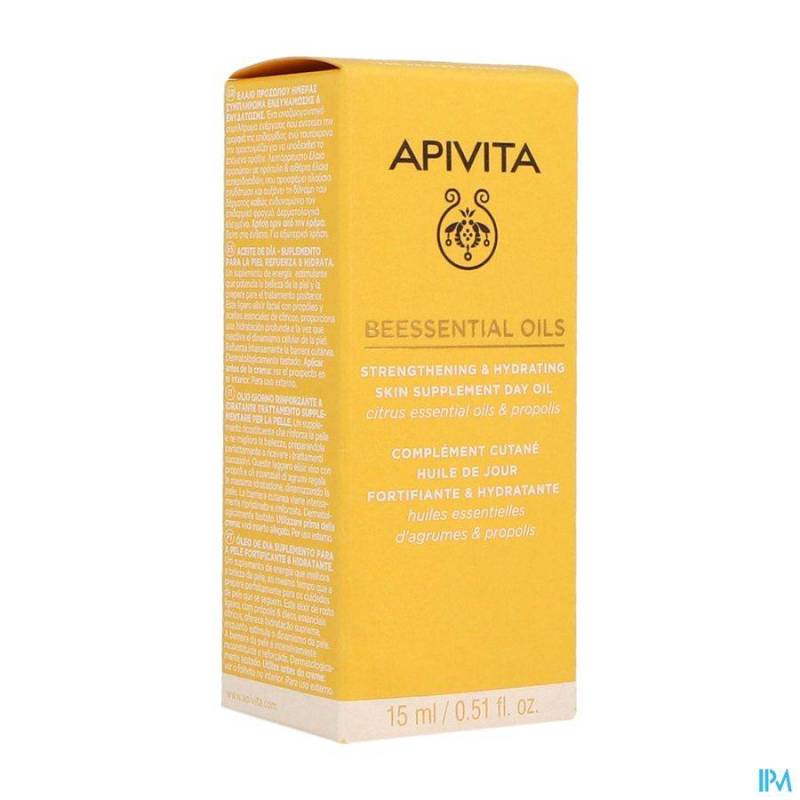 APIVITA BEESSENTIAL STRENGT.&HYDRA DAY OIL CR 15ML