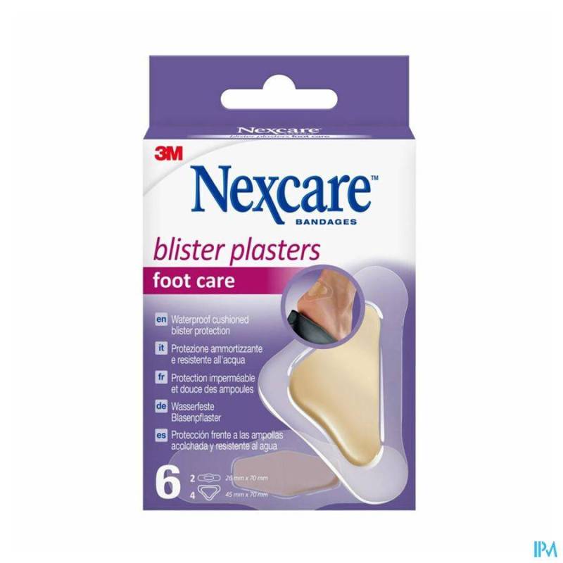 NEXCARE 3M BLISTER PLASTER FOOT CARE 6