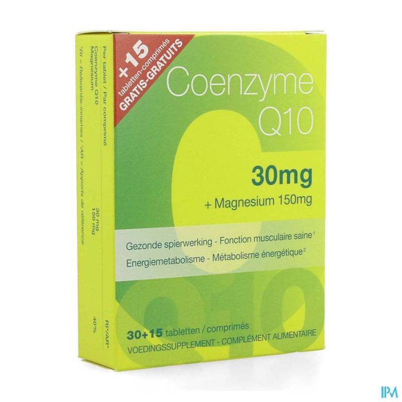 COENZYME Q10 30MGMG COMP 30COMP 15 GRATIS