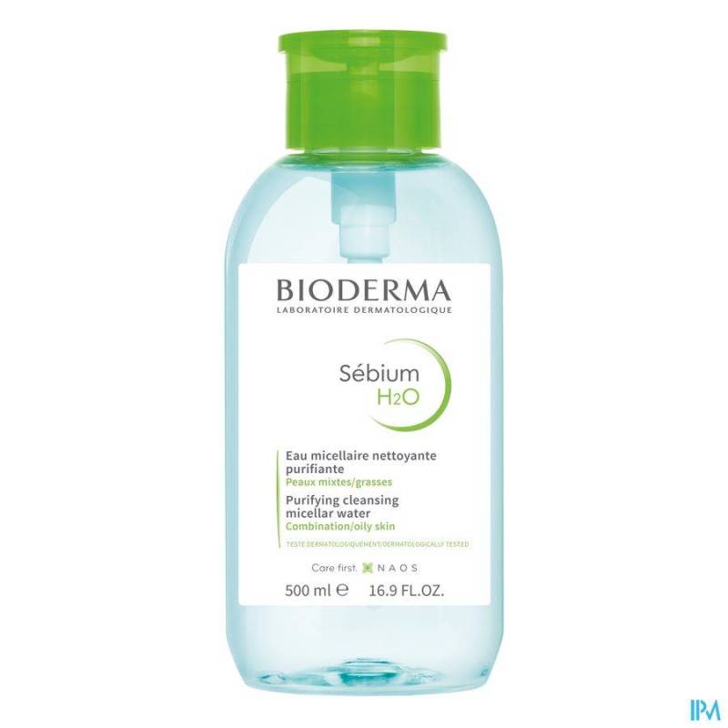 BIODERMA SEBIUM H2O MICEL. WATER DOSEERPOMP 500ML