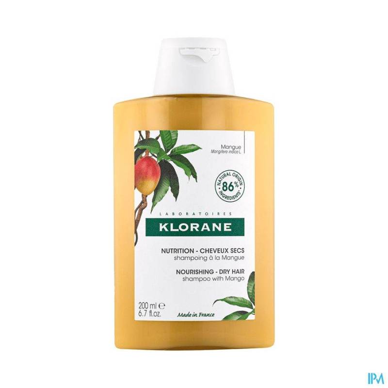 Klorane Shampoo Mango - Droog Haar 200ml NF