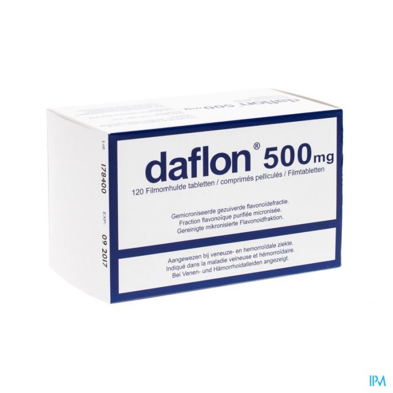 Daflon Impexeco Comp 120x500mg Pip