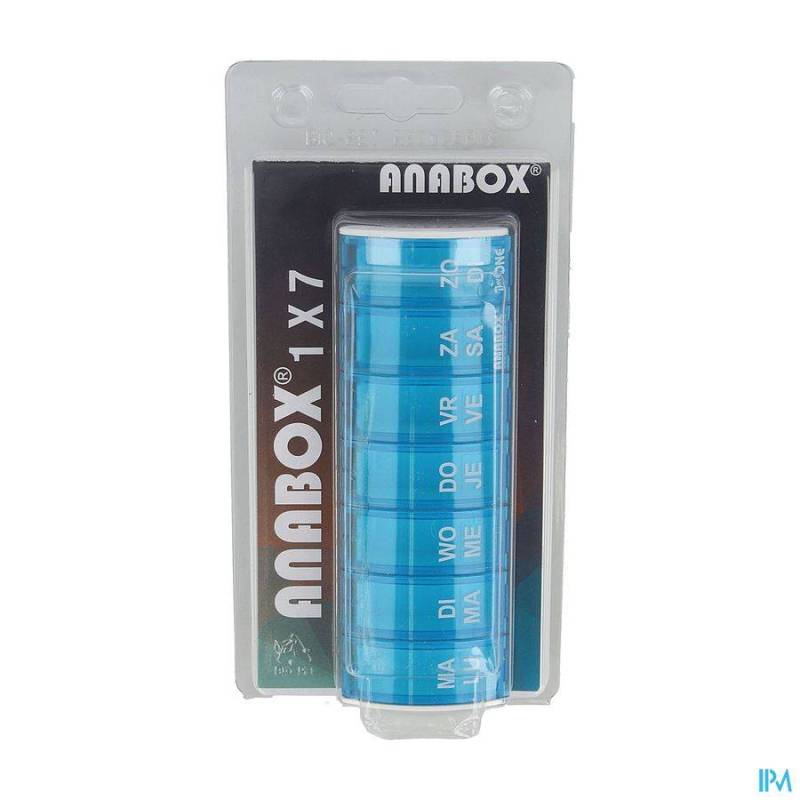 ANABOX PILDOOS 1 WEEK BLEU NL/FR 1 ST