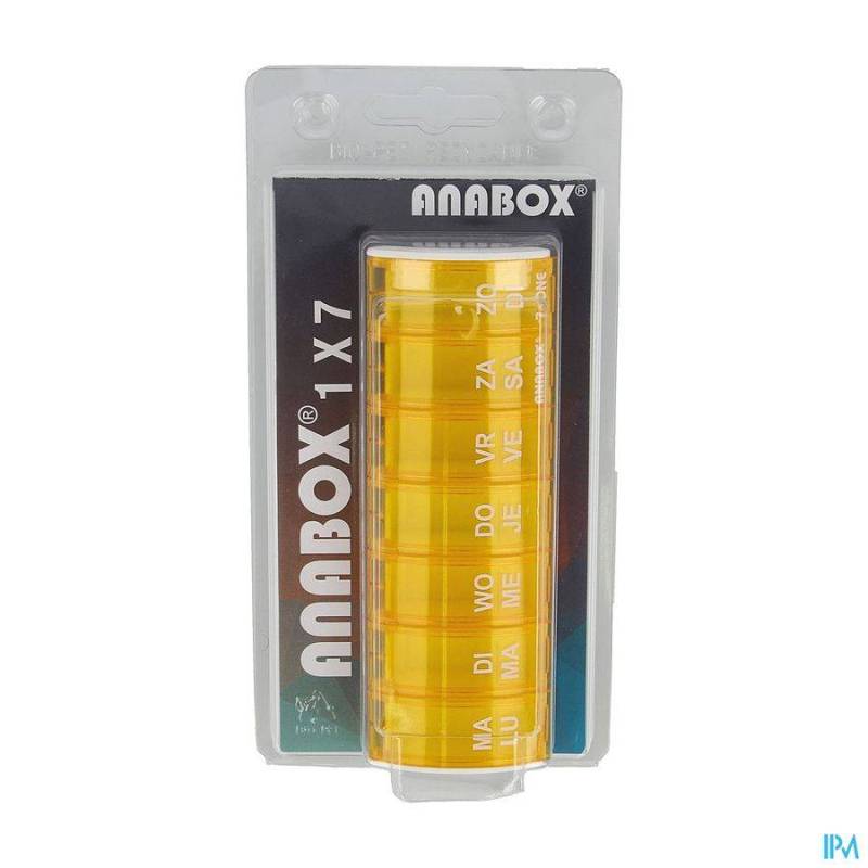 ANABOX PILDOOS 1 WEEK ORANJE NL/FR 1 ST