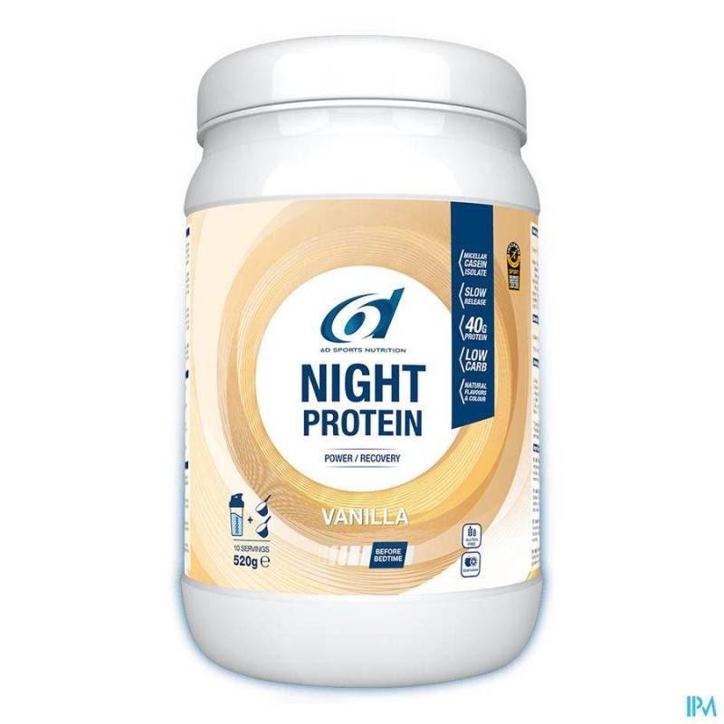 6D NIGHT PROTEIN VANILLA 520G
