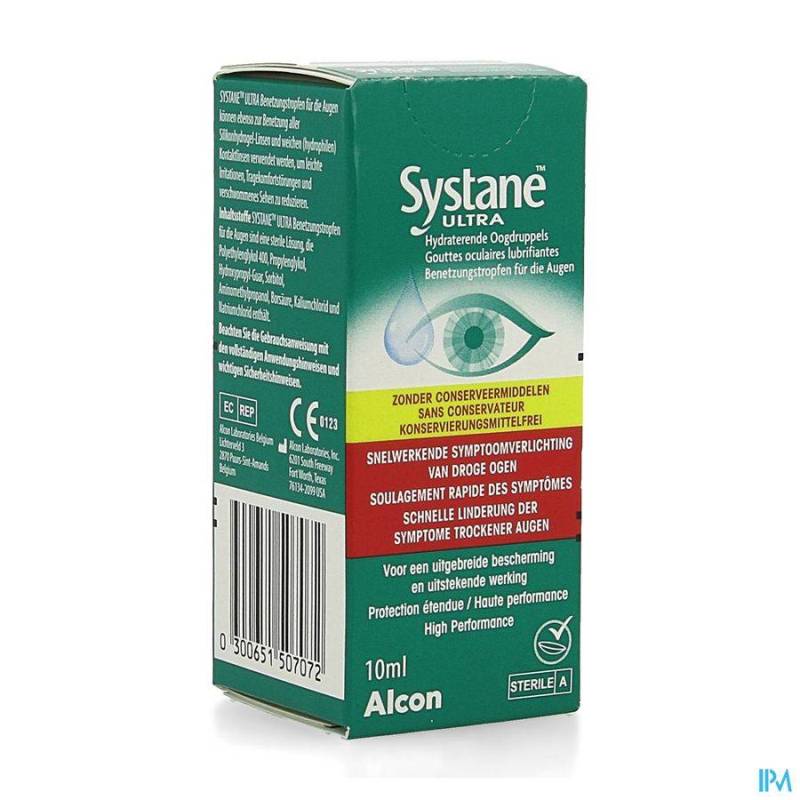 SYSTANE ULTRA GUTT OCULAIRES HYDRA S/CONSERV. 10ML