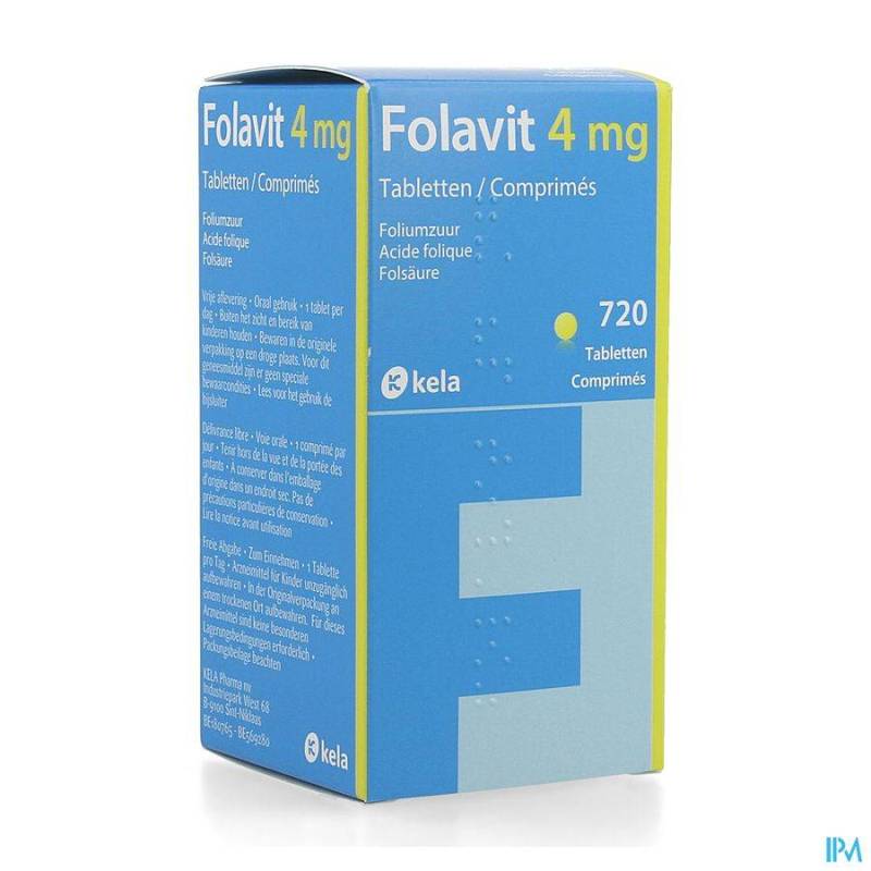 FOLAVIT 4MG COMP 720 X 4MG