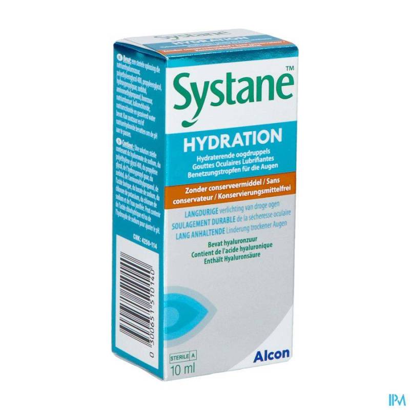 SYSTANE HYDRATATION GUTT OCULAIRE LUBR.S/CONS.10ML