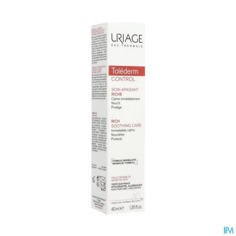 URIAGE TOLEDERM SOIN RICHE APAISANT 40ML