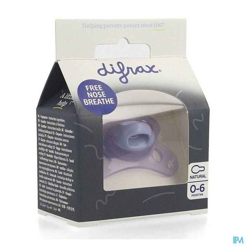 DIFRAX SUCETTE NATURAL 0-6 M SPECIAL EDIT. LAVANDE