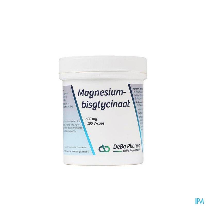 MAGNESIUM BISGLYCINATE 800MG V-CAPS 100