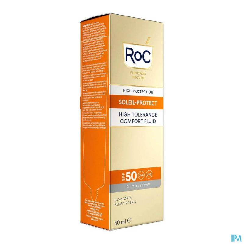 RoC Soleil-Protect Hoge Tolerantie Comfort Fluide SPF50+ 200ml