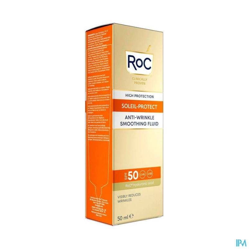 RoC Soleil-Protect Anti-Rimpel Smoothing Fluide SPF50+ 50ml