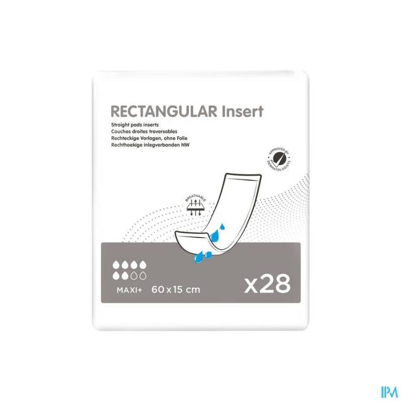 ID RECTANGULAR INSERT 60 X15 NW 28 PC 59