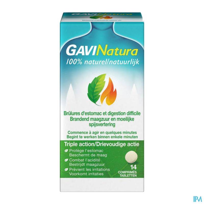 Gaviscon - GaviNatura | 14 Tabletten