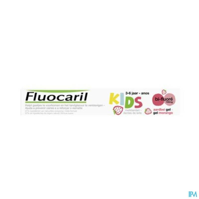 FLUOCARIL DENTIFRICE BI-FLUORE KIDS FRAISE 50ML