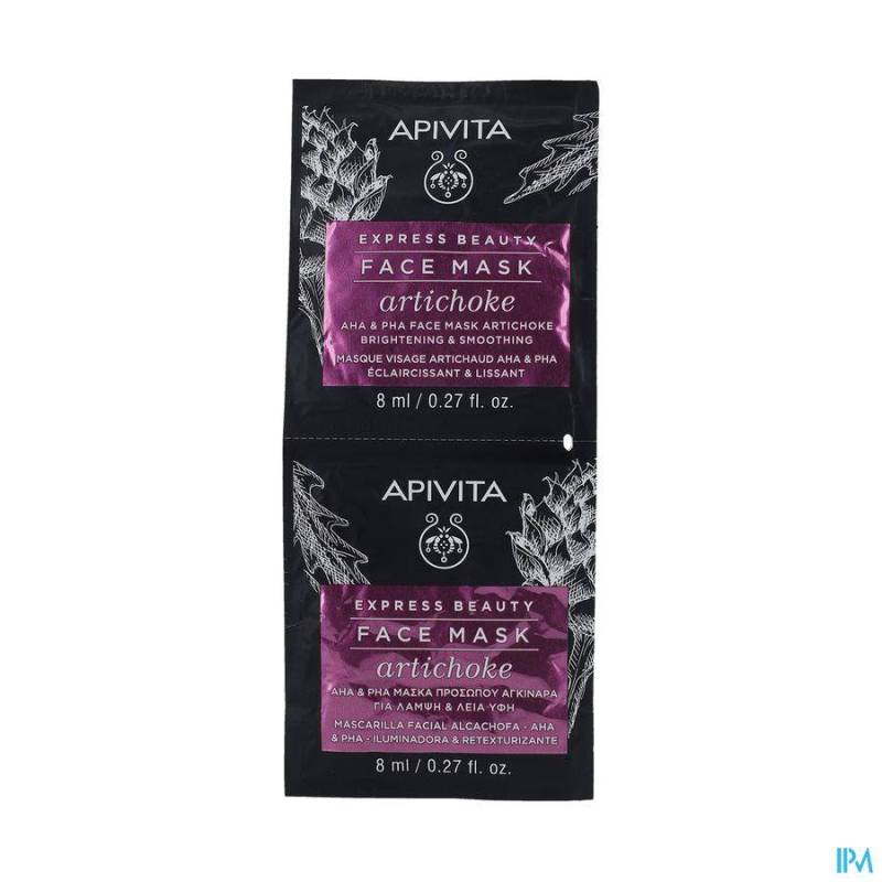 APIVITA EXPR.BEAUTY AHA PHA FACE MASK ARTICH.2X8ML