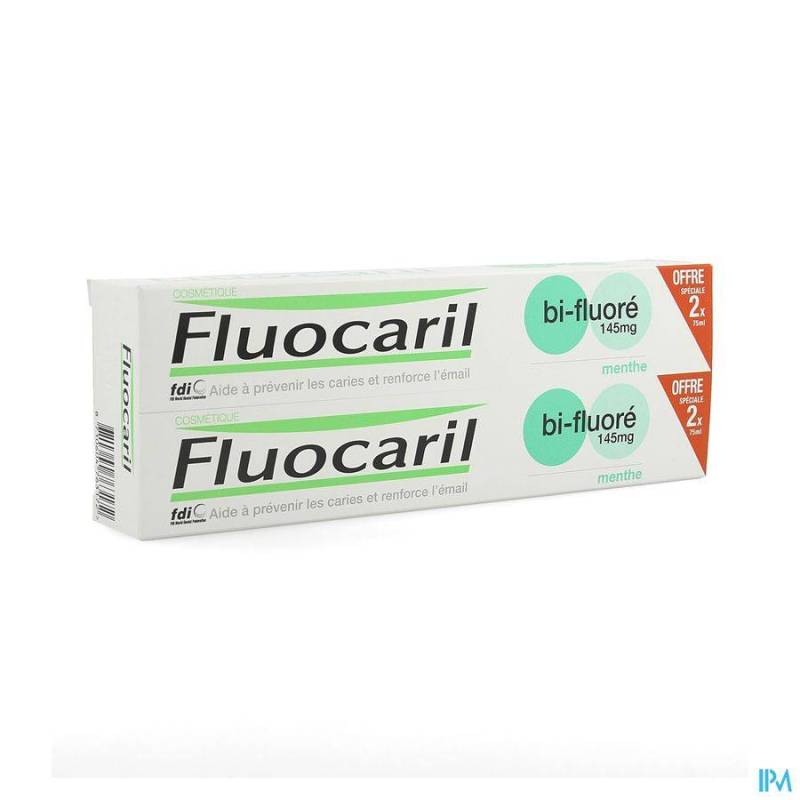 FLUOCARIL DENTIF BI-FLUORE 145 MENTHE 2X