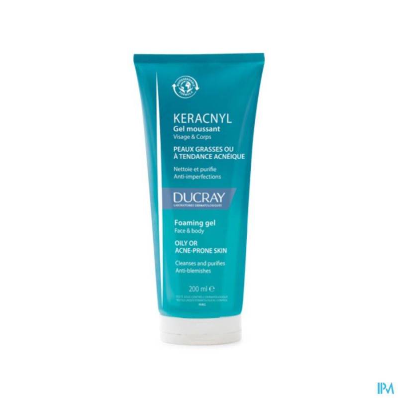 DUCRAY KERACNYL GEL MOUSSANT 200ML NF