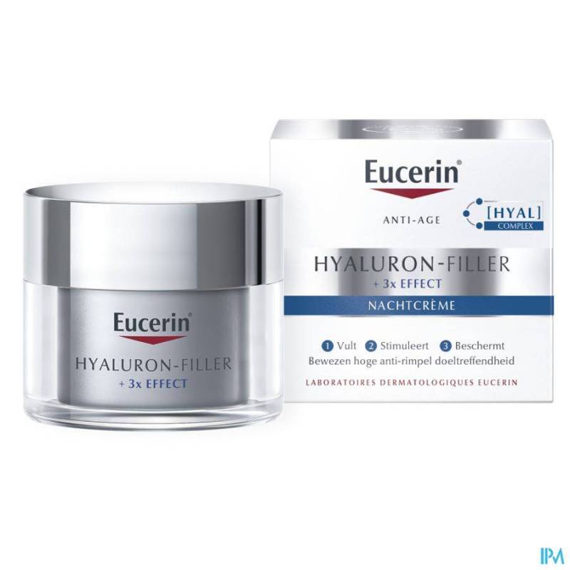 EUCERIN HYALURON-FILLER X3 NACHTCREME 50ML