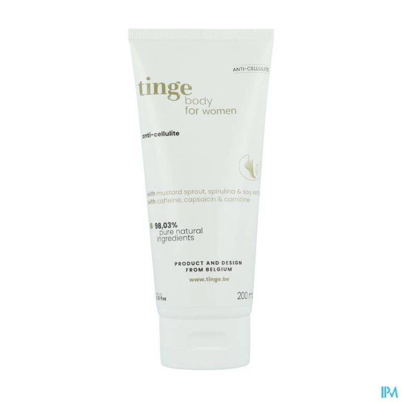 TINGE BODY CREME A/CELLULITE TUBE 200ML