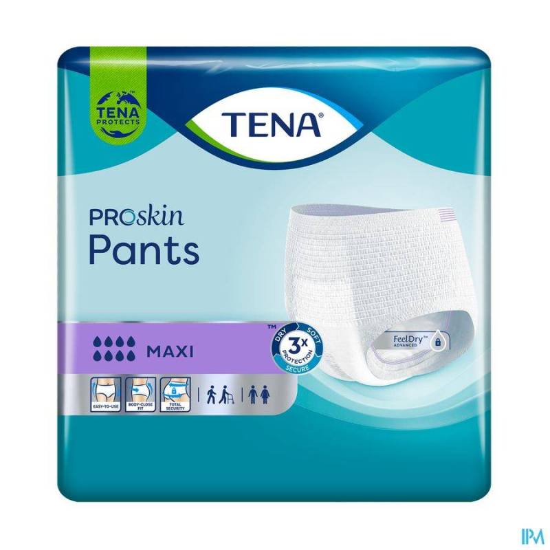 TENA PROSKIN PANTS MAXI SMALL 10