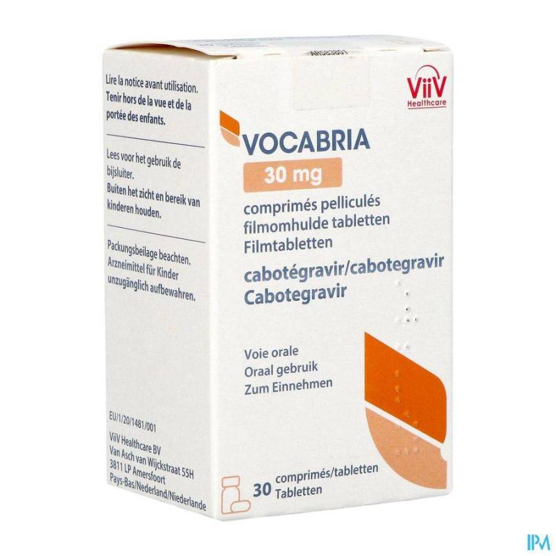 VOCABRIA 30 TABL 30 MG