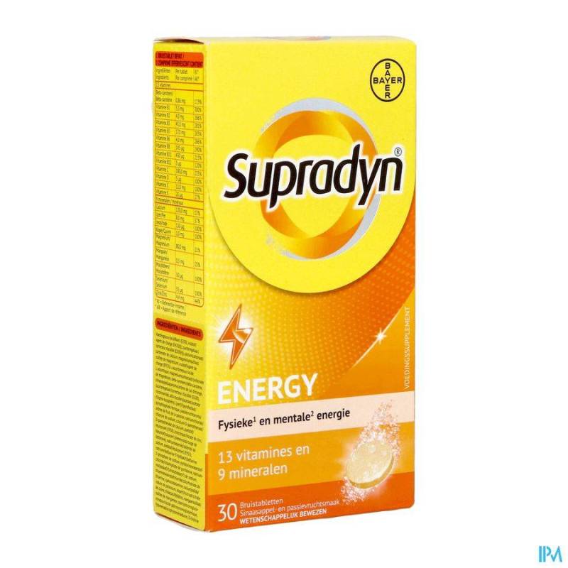 SUPRADYN ENERGY BRUISTABLETTEN 30 NF