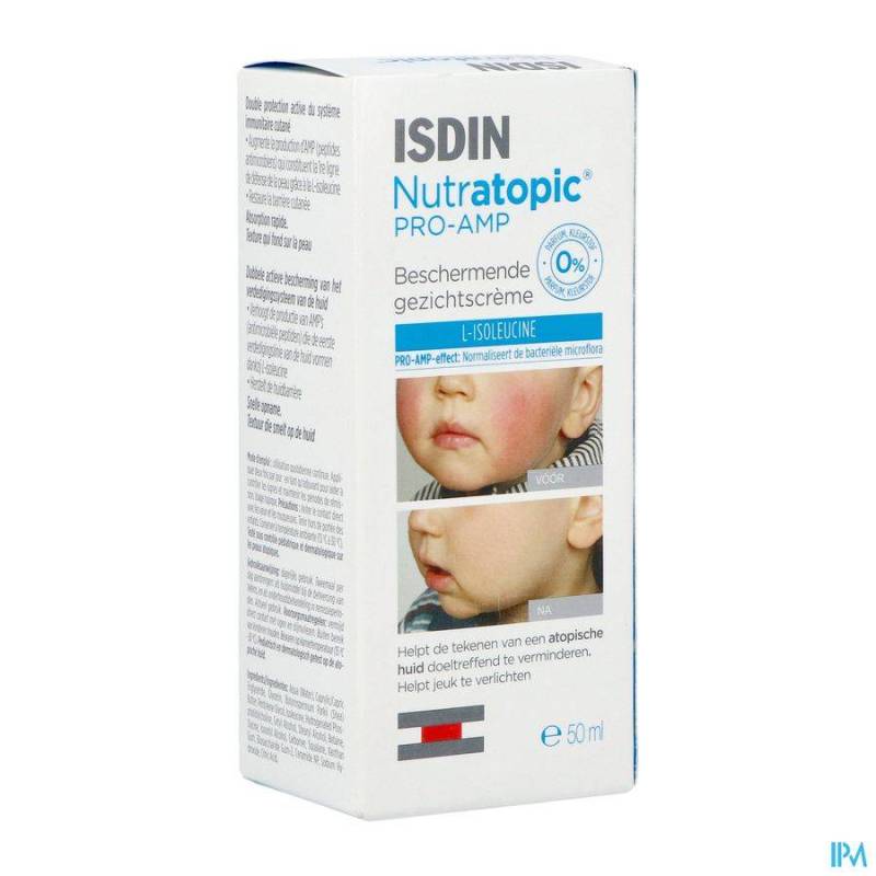 ISDIN NUTRATOPIC CREME VISAGE 50ML