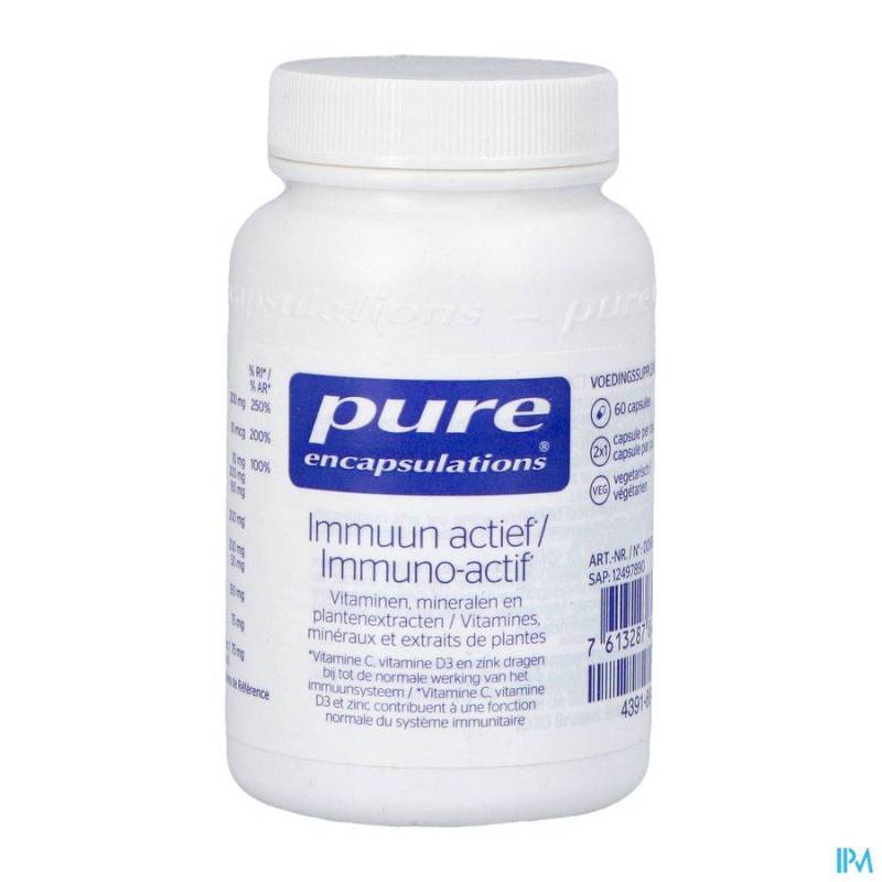 PURE ENCAPSULATIONS IMMUUN ACTIEF CAPS 60