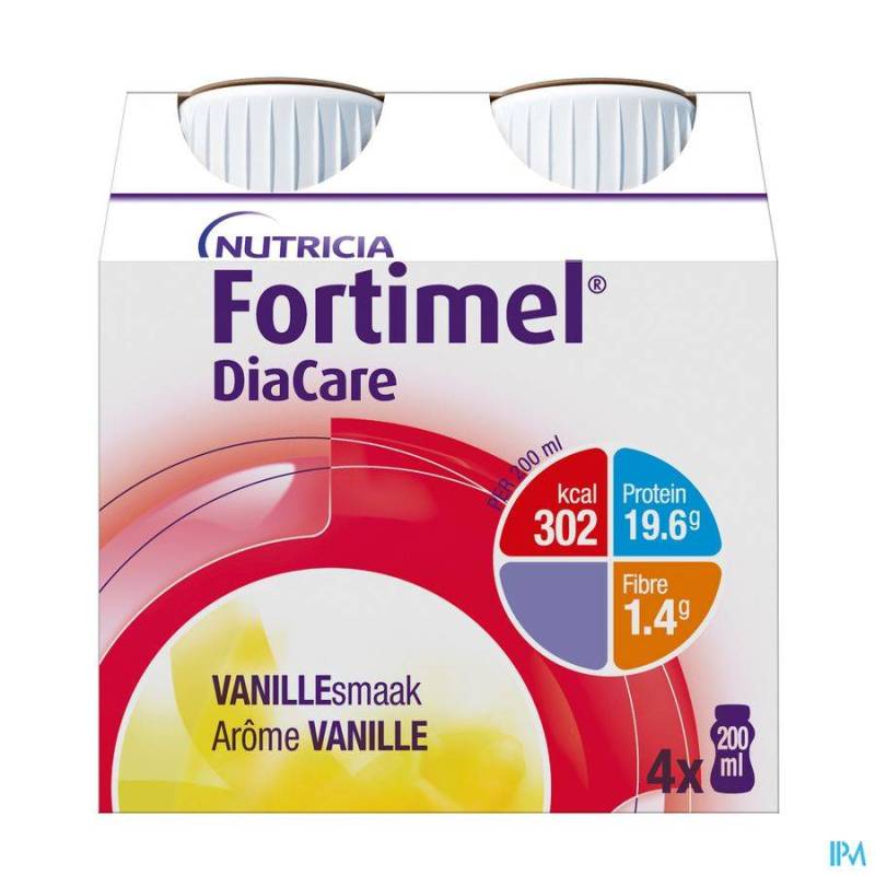 FORTIMEL DIACARE VANILLE 4X200ML