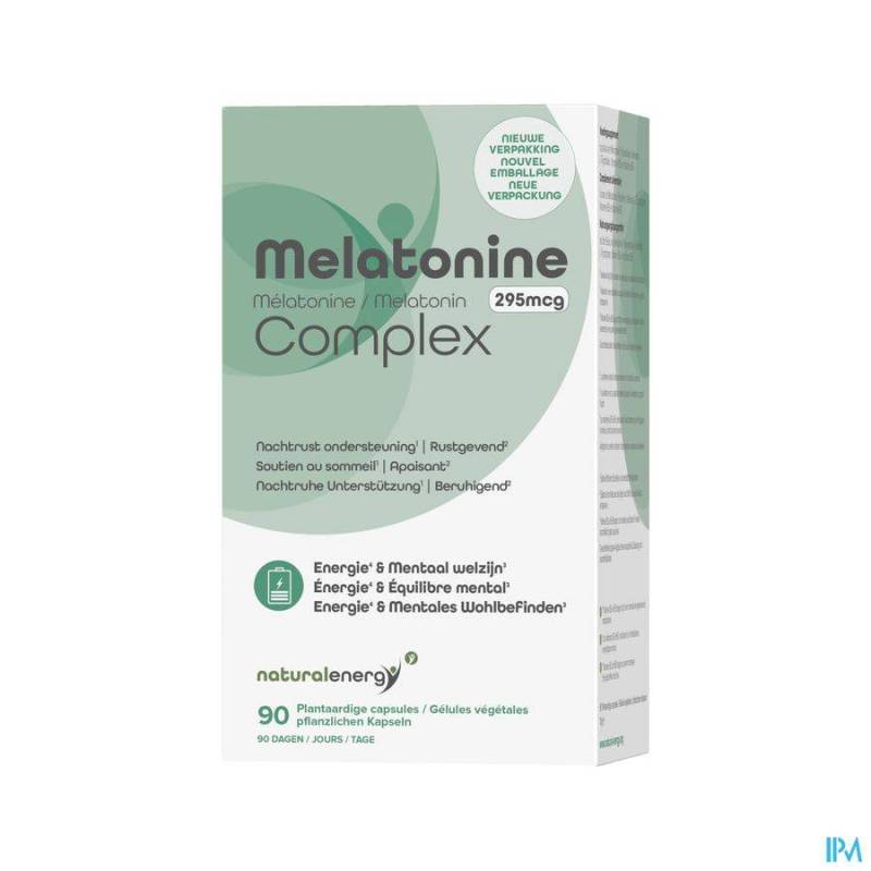 NATURAL ENERGY MELATONINE COMPLEX 295MCG V-CAPS 90