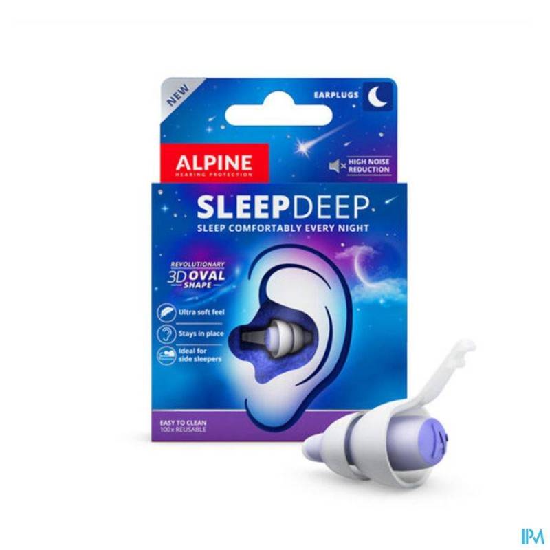 ALPINE SLEEPDEEP BOUCHON OREILLE 1P