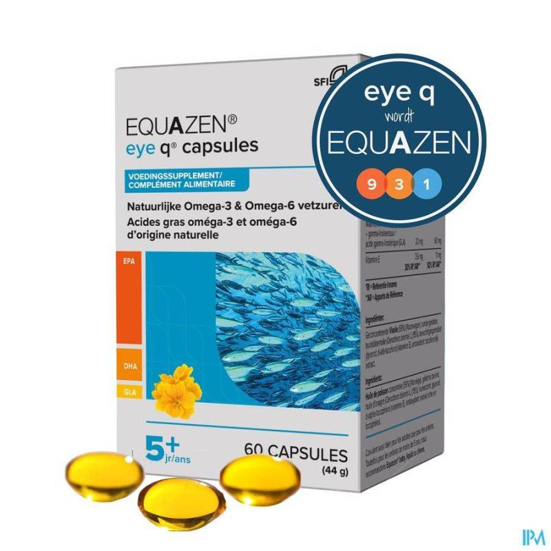 EQUAZEN OMEGA 3/6 POT CAPS 60