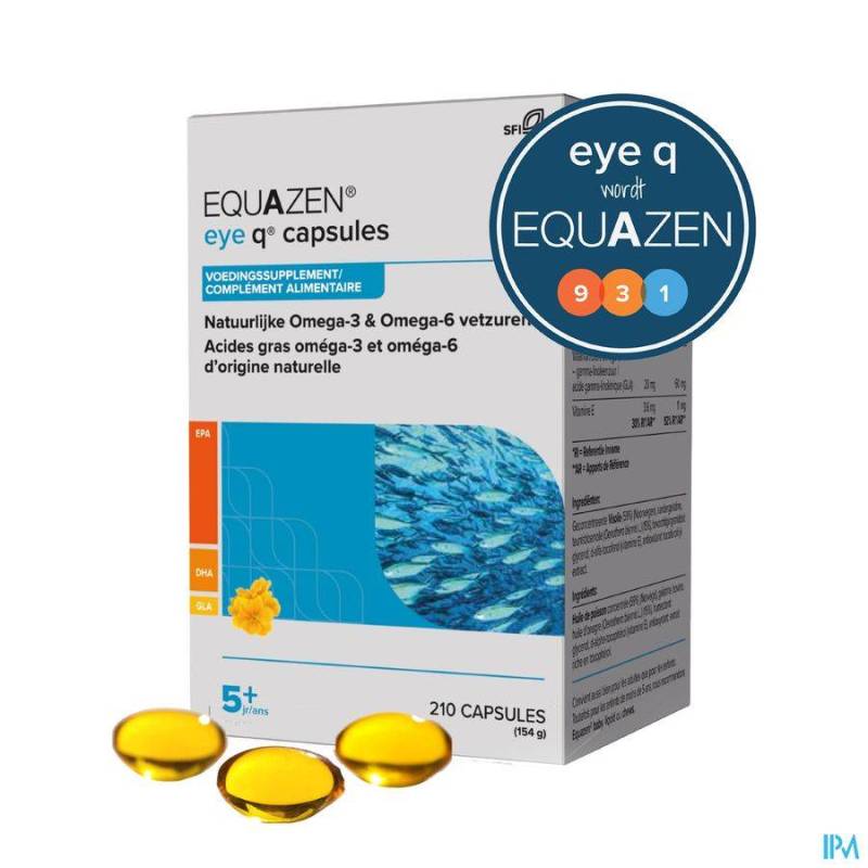 EQUAZEN OMEGA 3/6 POT CAPS 210