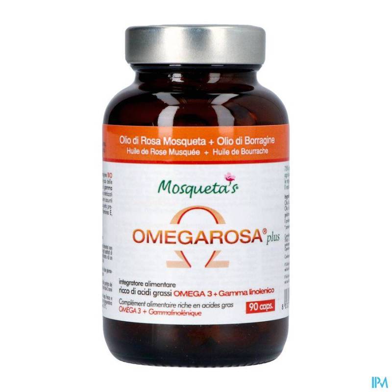 OMEGAROSA PLUS HUILE ROSE CAPS 90