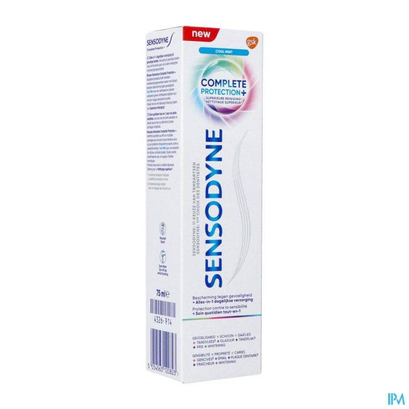 SENSODYNE COMPLETE PROTECT. TANDPASTA TUBE 75ML NF