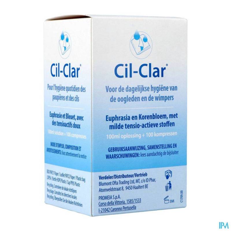 CIL-CLAR HYGIENE OOGLEDEN 100MLKP 100 NF