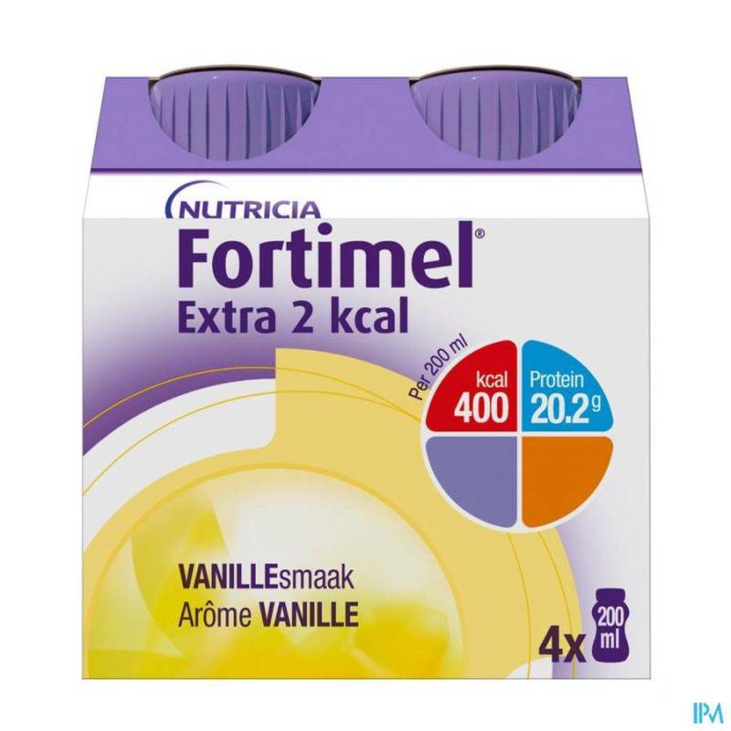 FORTIMEL EXTRA 2KCAL VANILLE 4X200ML