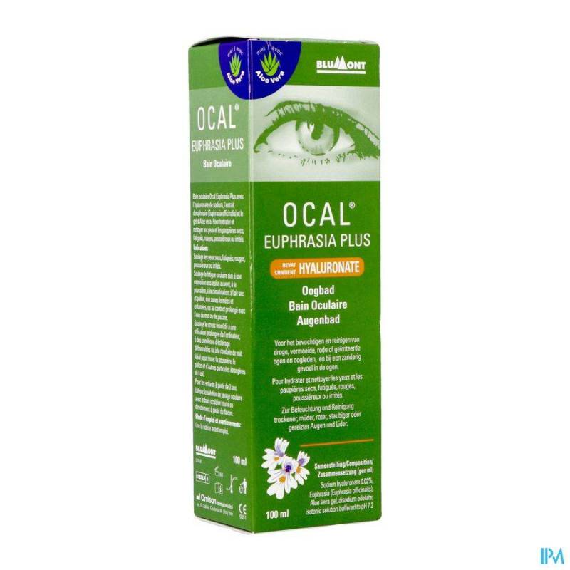 OCAL EUPHRASIA PLUS BAIN OCULAIRE 100ML