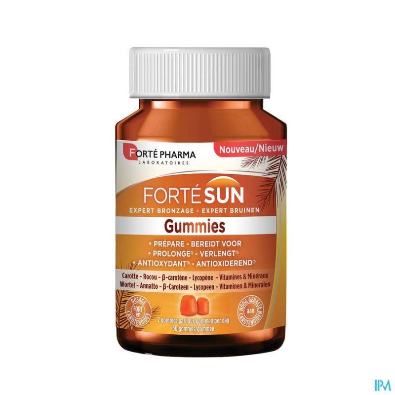 FORTESUN EXPERT BRONZAGE GUMMIES 60