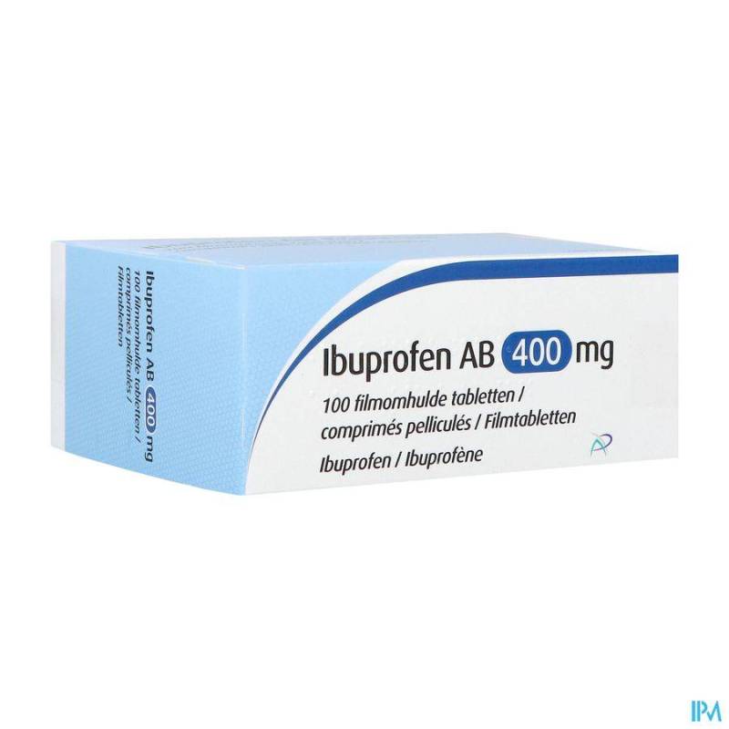 IBUPROFEN AB 400MG COMP PELL 100