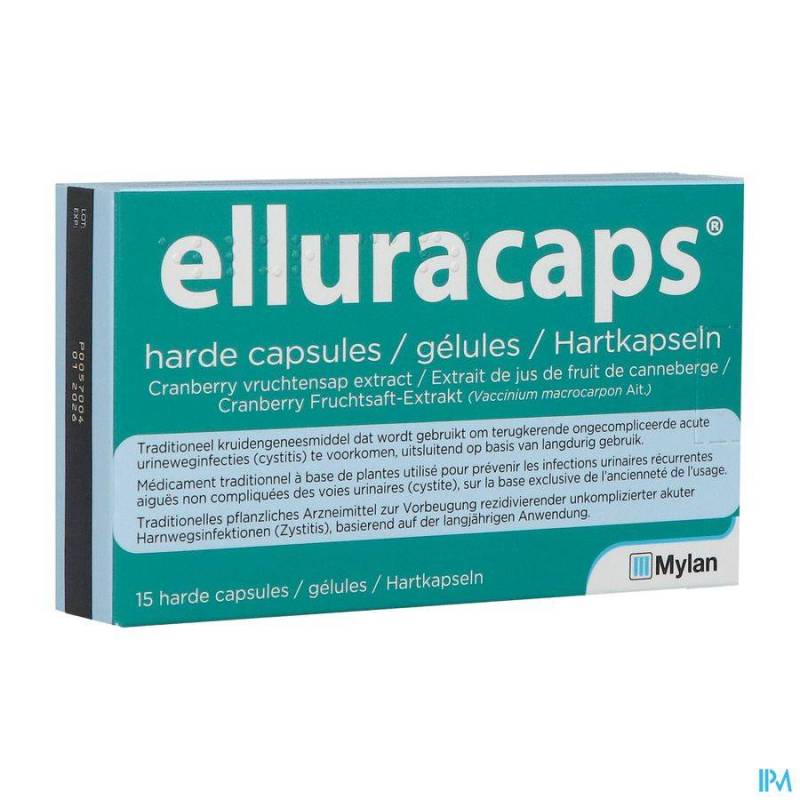 ELLURACAPS CAPS DUR 15 X 36MG HDPE