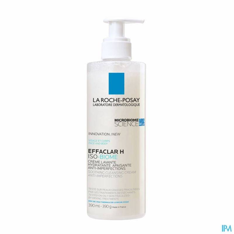 LRP EFFACLAR H ISOBIOME CREME LAVANTE 390ML