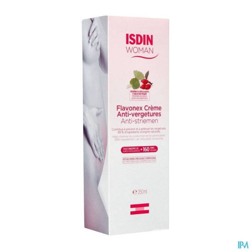 ISDIN WOMAN FLAVONEX CREME A/STRIEMEN 250ML