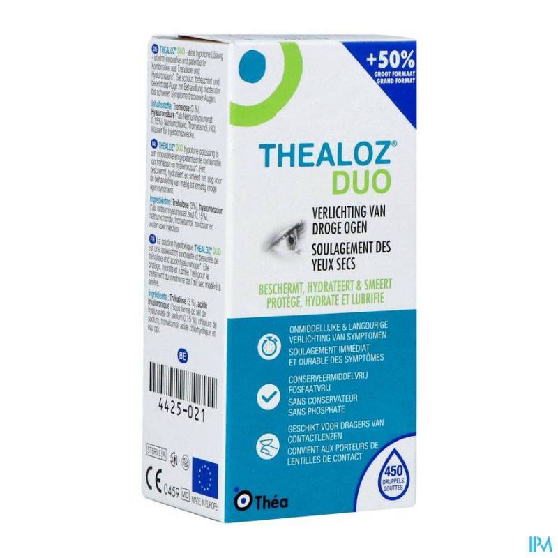 THEALOZ DUO GOUTTES OCULAIRE 1X15ML